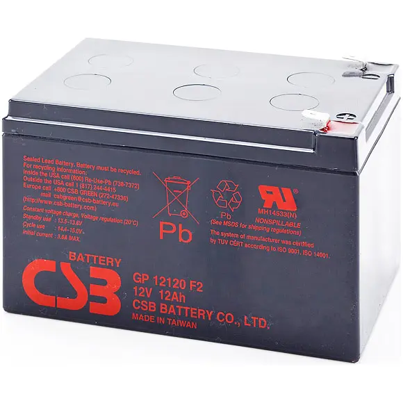 Аккумулятор CSB AGM 12V (12V/12Ah/144Wh) (GP12120) [112281] - фото 2