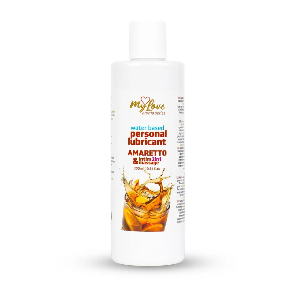 Лубрикант MyLove Aroma Series IntimMassage 2in1 Amaretto, 300 мл