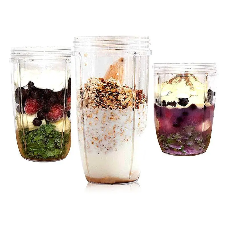 Пластиковий стакан для блендера-подрібнювача (харчовий екстрактор) NUTRIBULLET 600 Вт 900 Вт 900 мл - фото 6