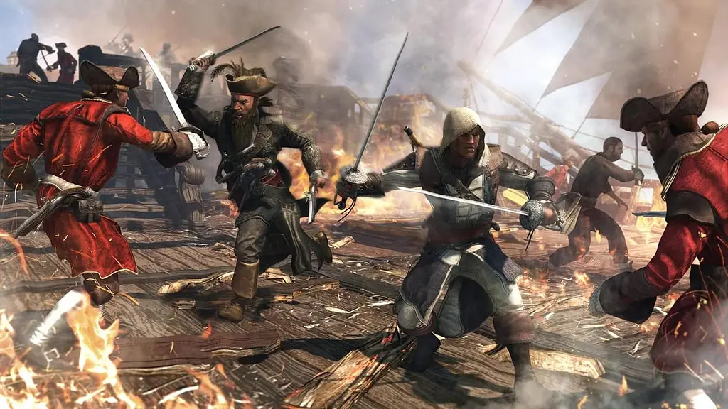 Гра Sony PlayStation 4 Assassin's Creed IV: Black Flag Російська Озвучка Б/в - фото 4