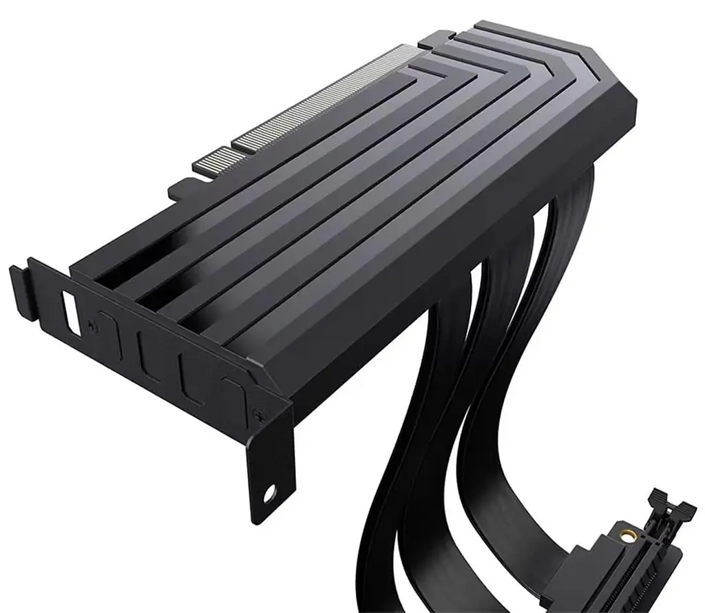 Райзер Hyte PCIE40 4.0 Luxury Riser Cable 200mm Black - фото 5