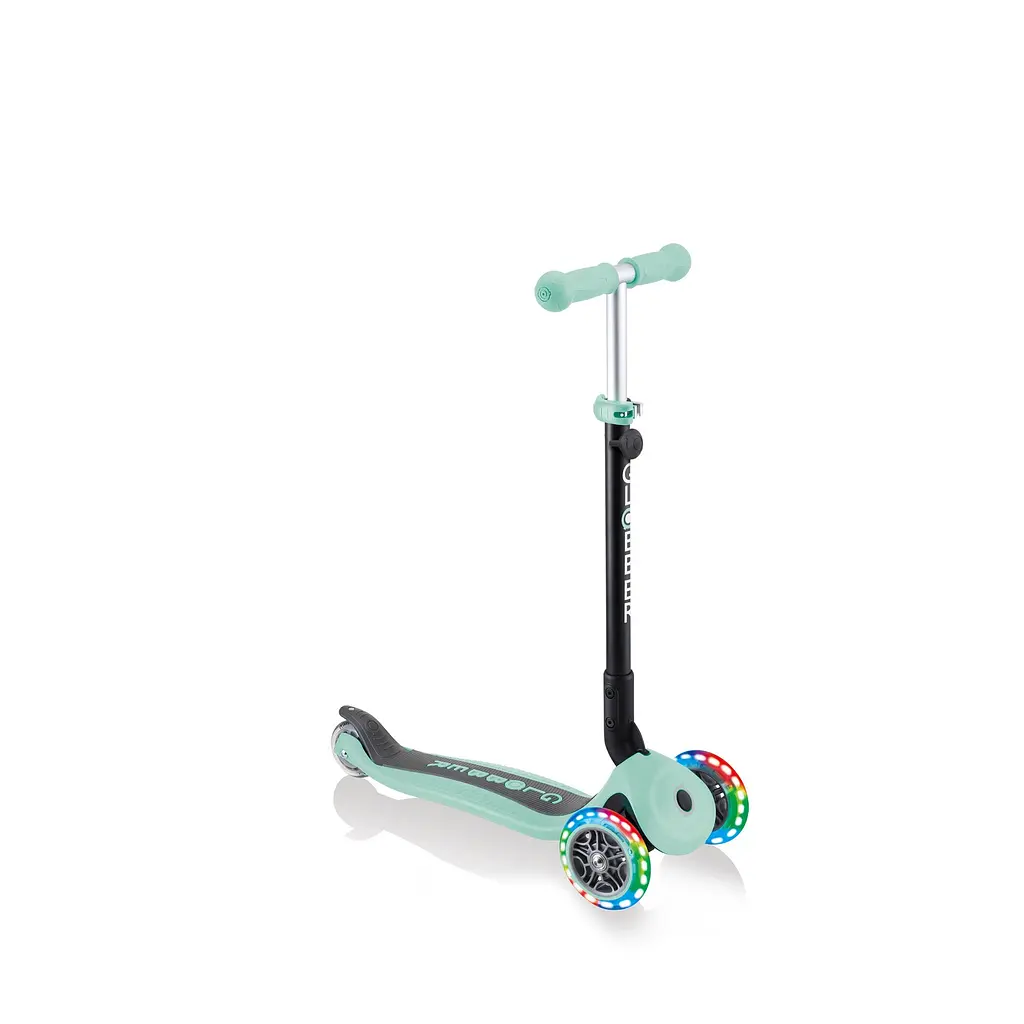 Самокат Globber Go up foldable plus lights, мятный (743-206) - фото 4