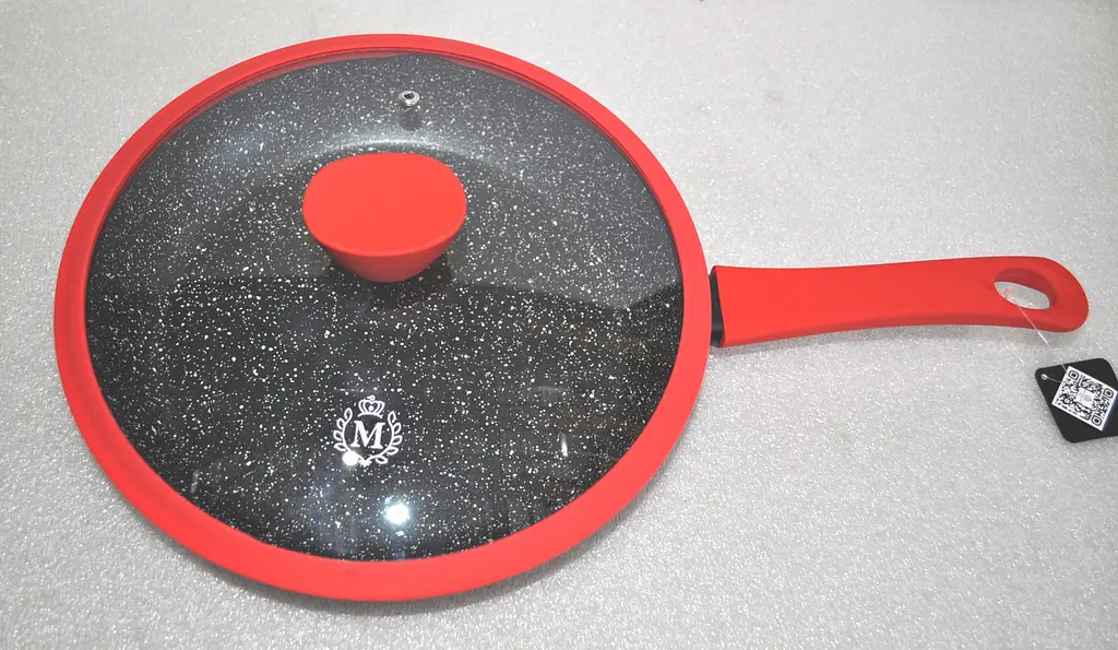Сковорода Meisterklasse MK-1052-28 black marble 28см - фото 4