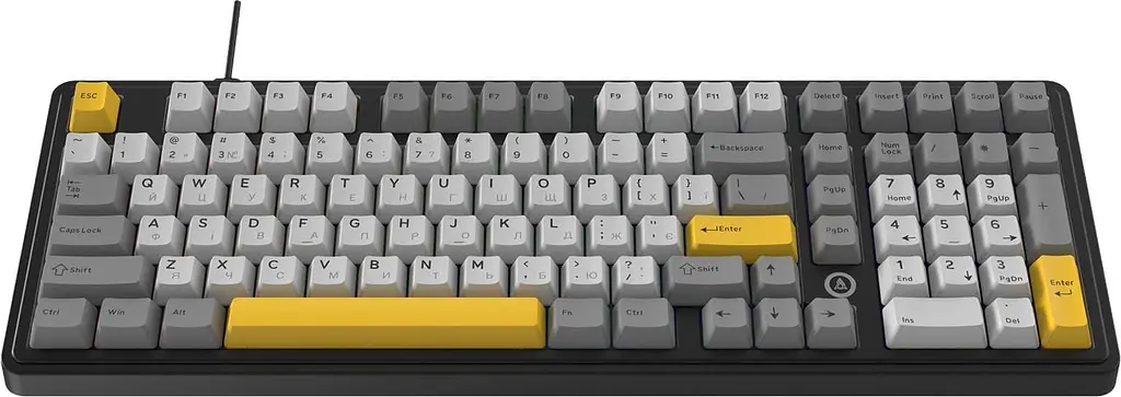 Клавиатура Ajazz AK980 MAX Magnetic switches Black Gray Yellow (AK980-MAX-M-BGY) - фото 2