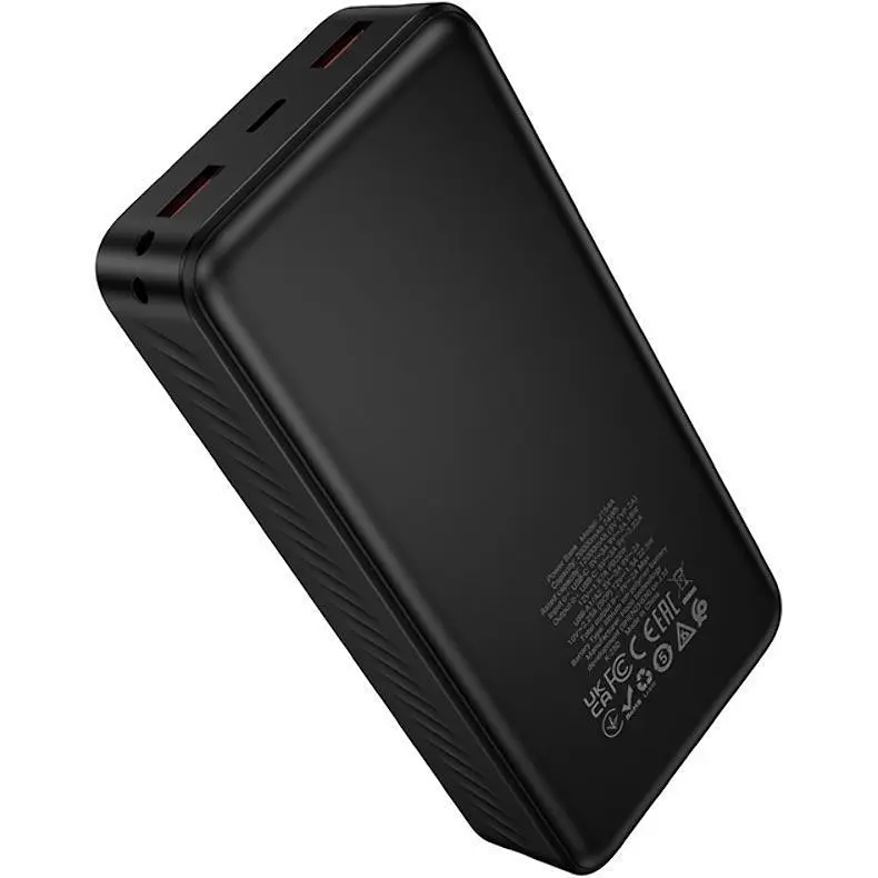 Зовнішній акумулятор Hoco J154A Victorious 20000mAh 22.5W Black [150866] - фото 3