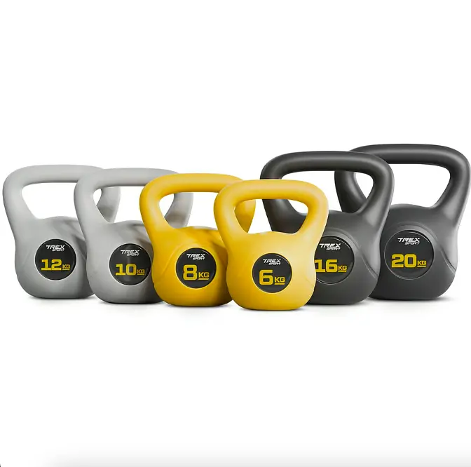 Гиря вінілова 20кг Trex Sport TX-020CKB чорний - фото 3
