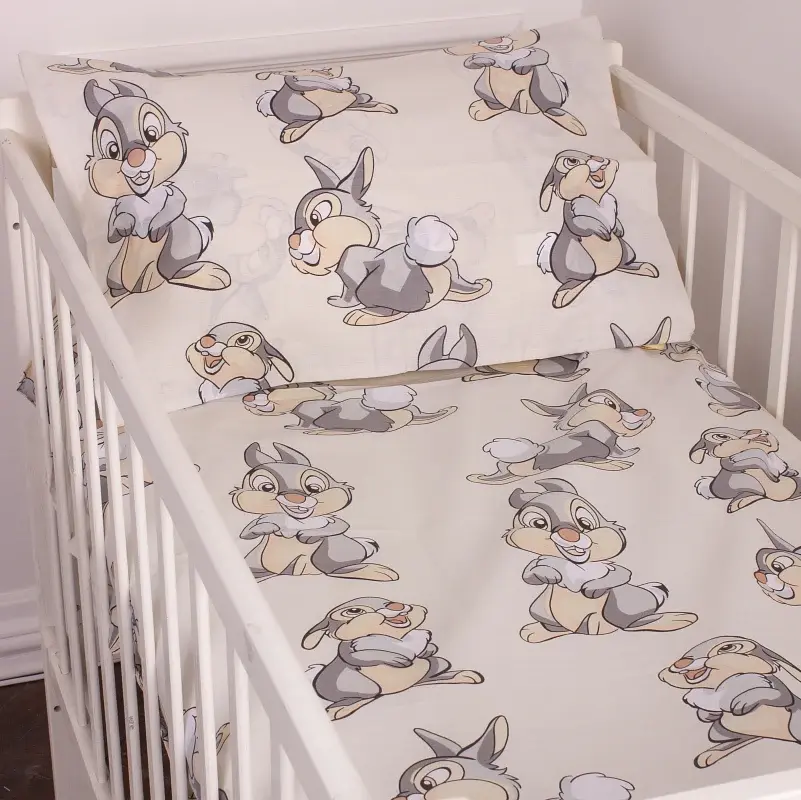 Комплект постельного белья MirSon Бязь 20-0022 Rabbit Gray 110х140 бежевый (2200010265101) - фото 4