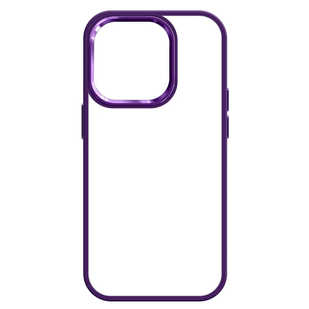 Чехол для Apple iPhone 15 Pro, UNIT2, фиолетовый, ударопрочный, прозрачный противоударный чехол-накладка из TPU и поликарбоната (PC), с защитными бортиками, защита всего корпуса от ударов и царапин, ArmorStandart (ARM69983) - фото 2