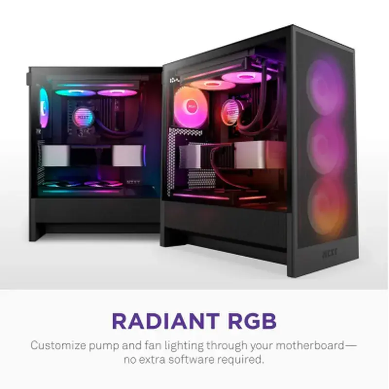 Система рідинного охолодження NZXT Kraken Core 360 Black with RGB fans Single Fra (RL-KR36C-B1) - фото 9