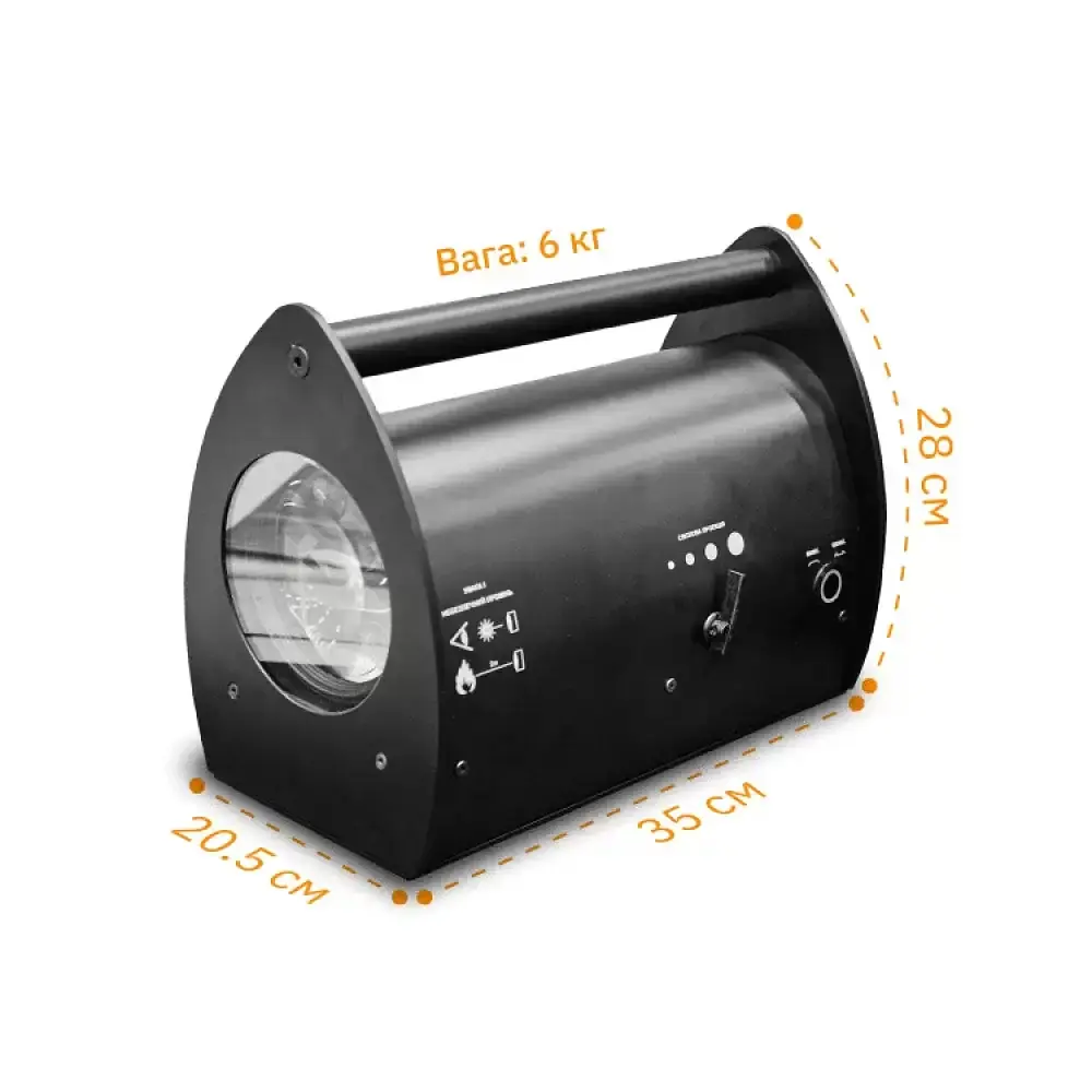 Пошуковий прожектор Bandera Flashlight BFL 280.1X (зенітний) 10200лм - фото 2