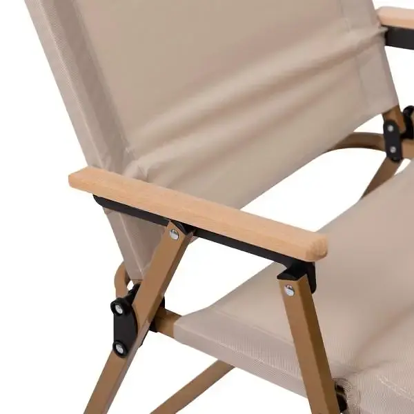 Стул для кемпинга Lugi складной с алюминиевым каркасом бежевый SJ-0032-1. - фото 8