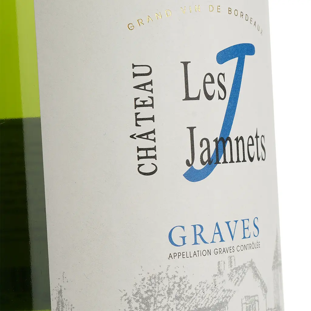 Вино Chateau Les Jamnets 2022 AOP Graves біле сухе 0.75 л - фото 3