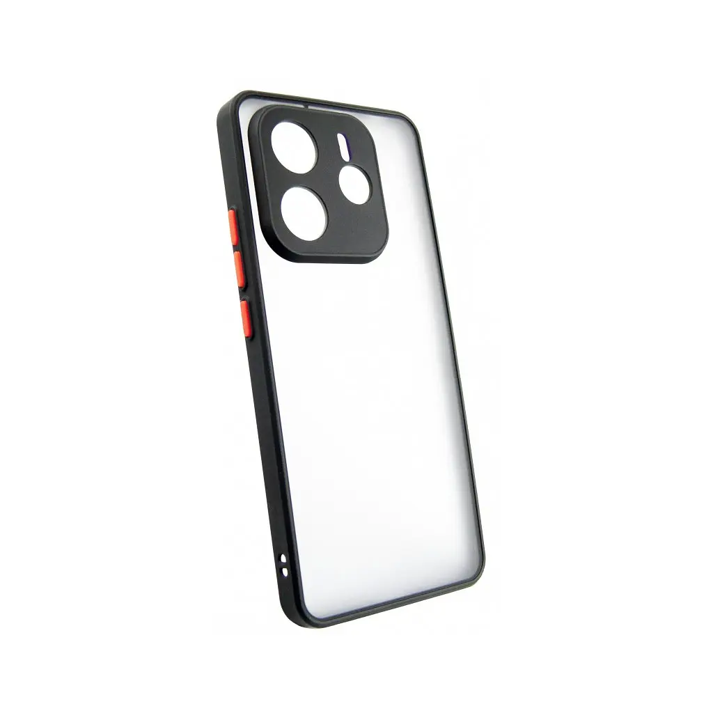 Чехол для мобильного телефона Dengos Matte Xiaomi Redmi Note 14 5G (Black) (DG-TPU-MATT-155) - фото 2