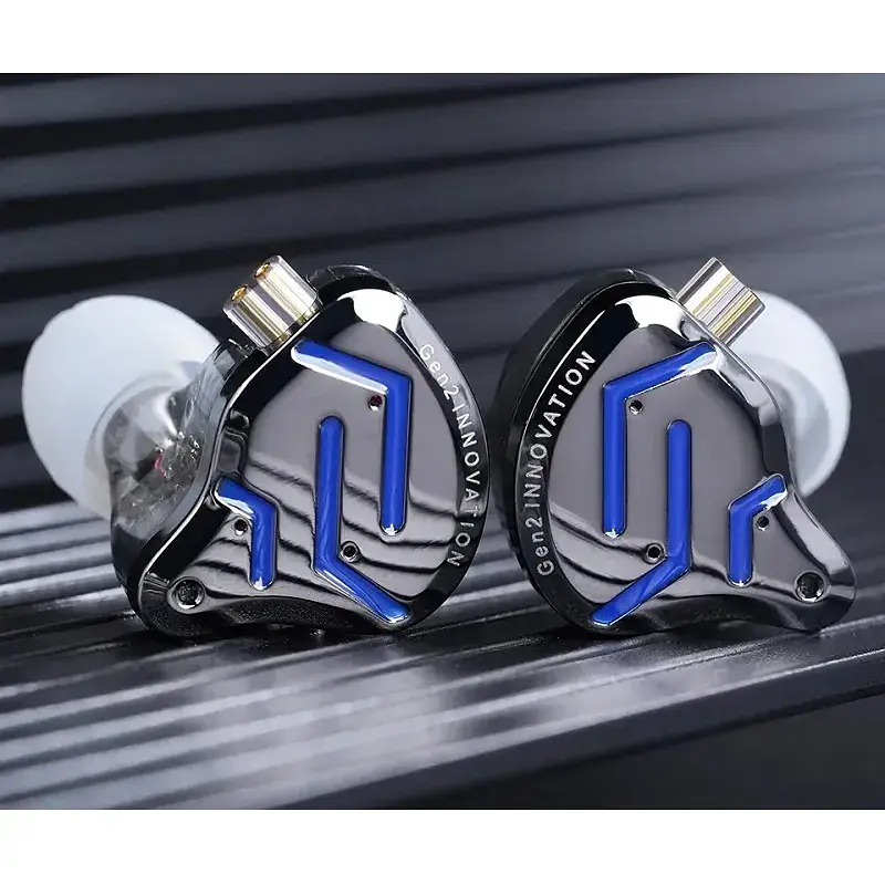 Гибридные наушники KZ ZSN Pro 2 с микрофоном черные - фото 3