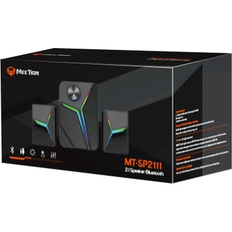Акустична система Meetion SP2111 Black (MT-SP2111BT-A) - фото 4