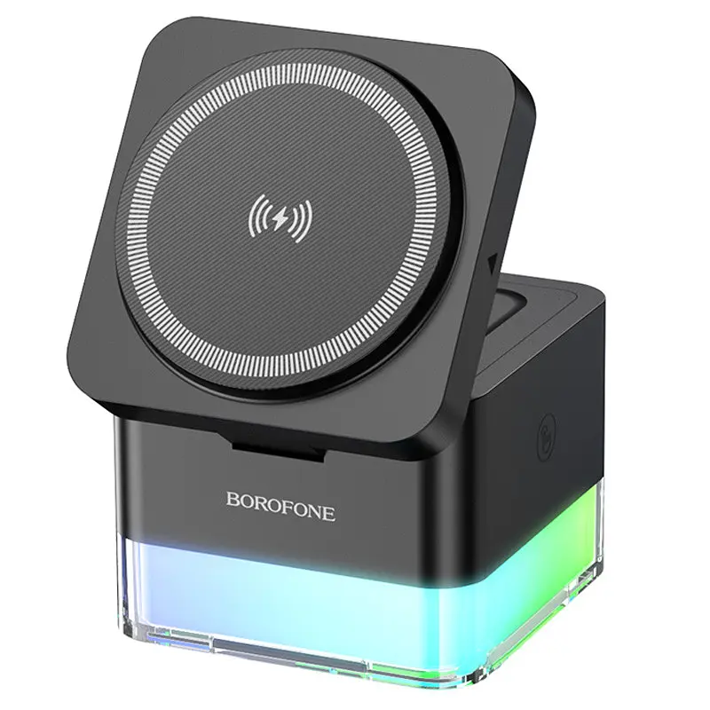 БЗП Borofone BQ34 Square 3in1 15W Black - фото 4