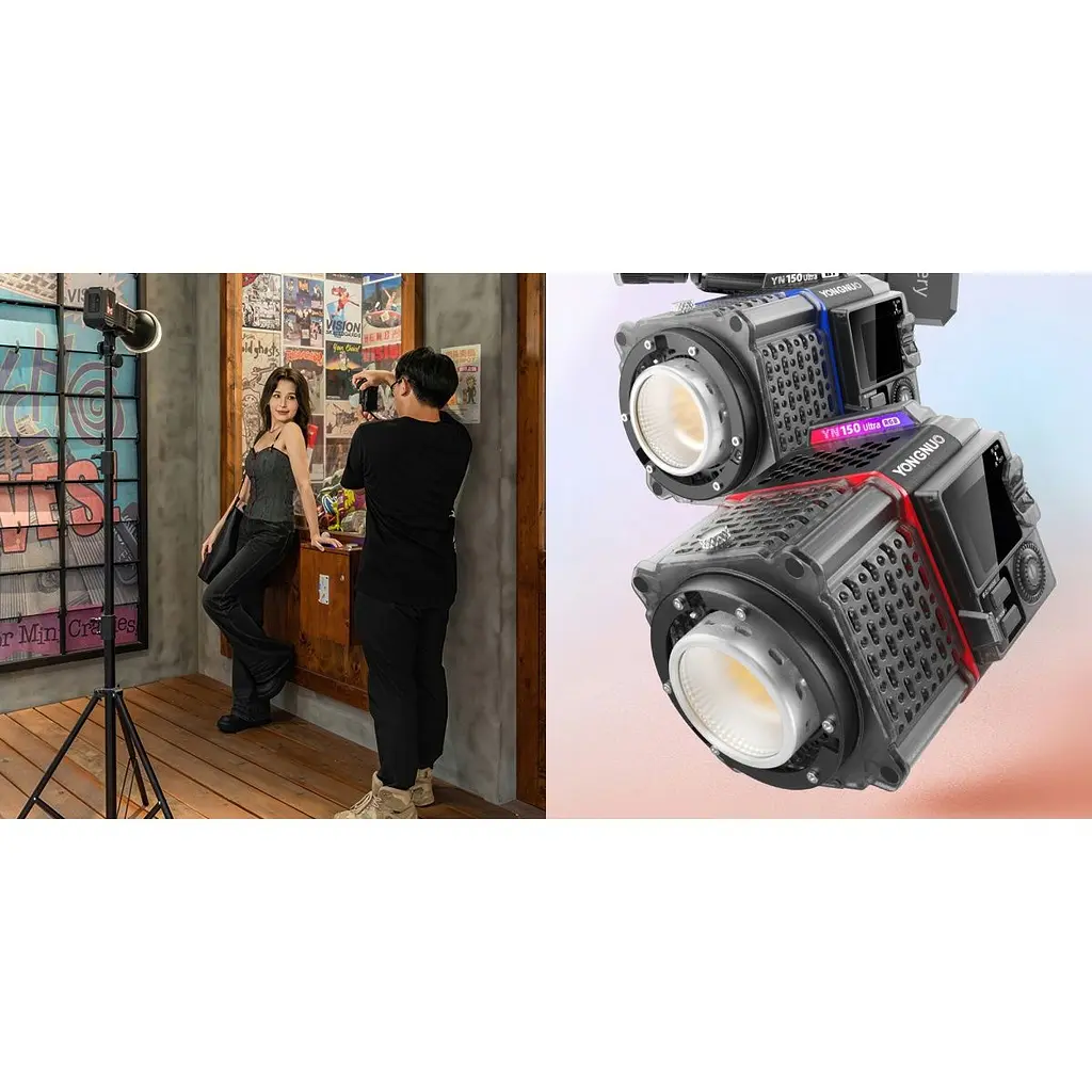 Студійне світло Yongnuo YN150 Ultra RGB150W Kit [168860] - фото 10