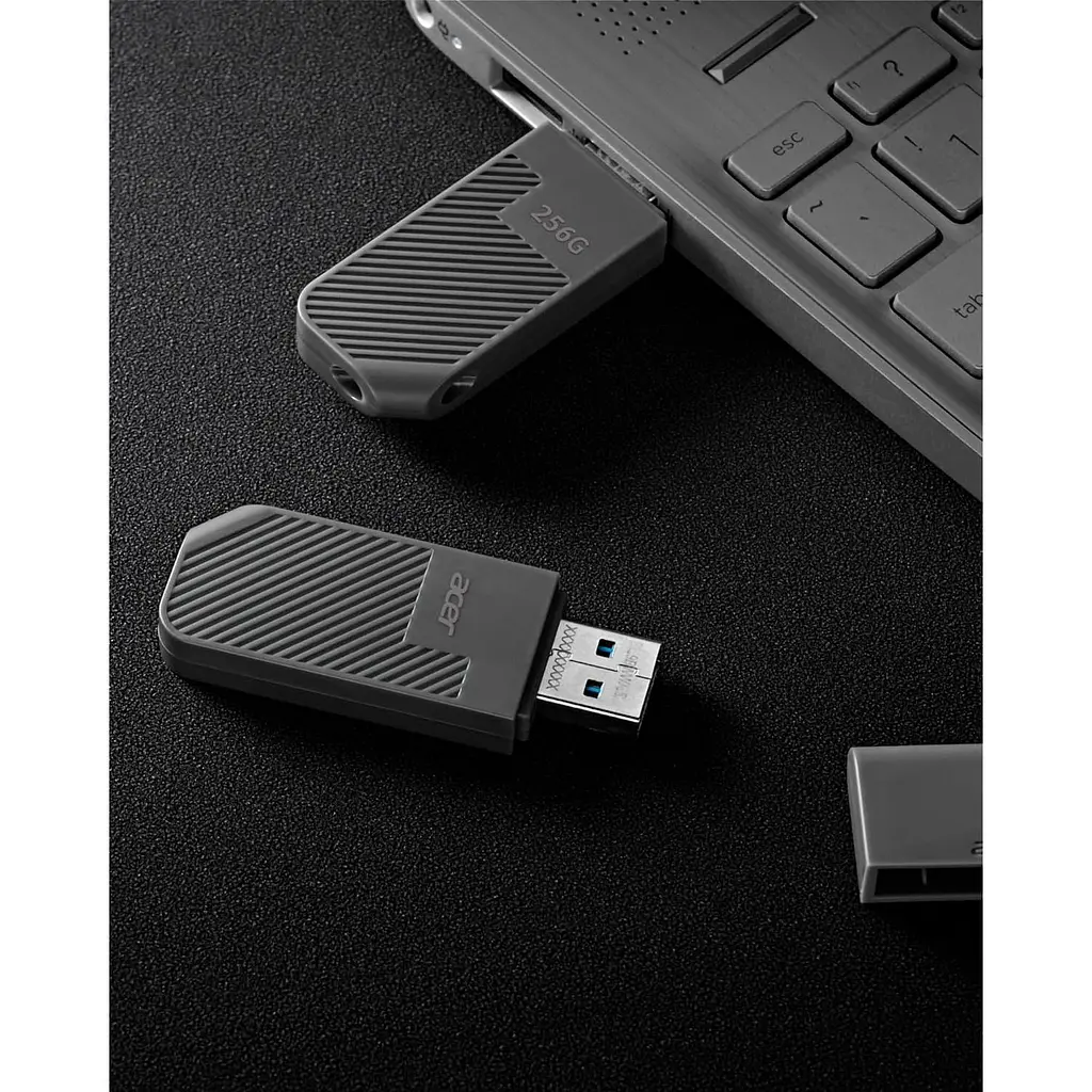 USB флеш-накопитель Acer UP300 256GB USB 3.2 Black (BL.9BWWA.528) - фото 2