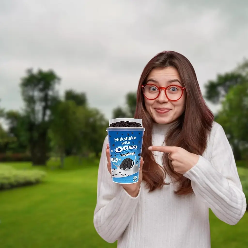 Молочний коктейль Oreo Delight Milkshake with Oreo Topping 200 мл - фото 4