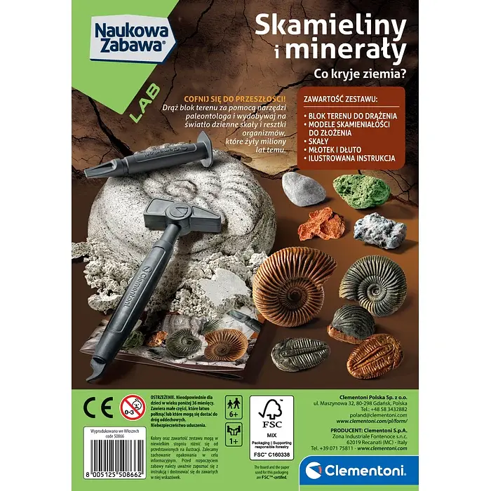 Научный набор Палеонтологические раскопки - Clementoni 50866 - фото 5