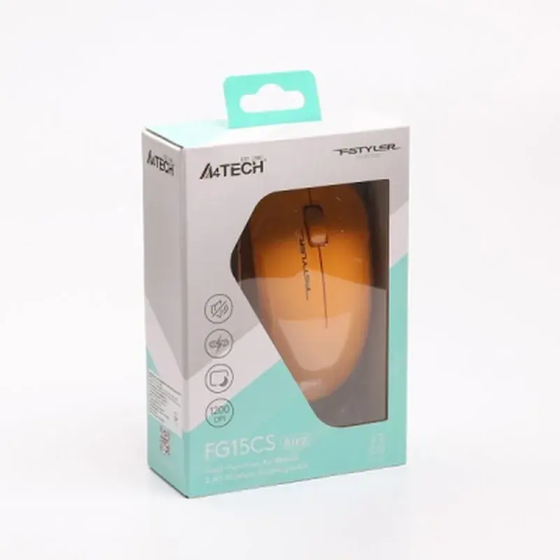 Мишка A4Tech FG15CS Air2 Wireless Yellow (4711421001236) - фото 12