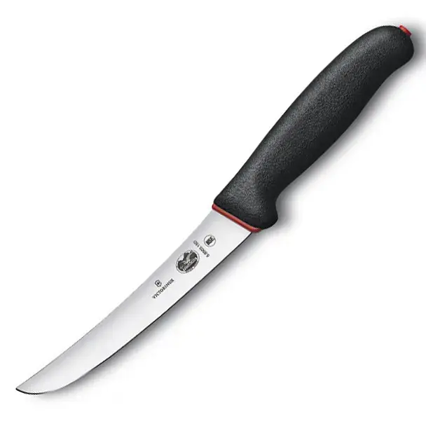 Кухонний ніж Victorinox Fibrox Boning лезо 15см з чорно-червоною ручкою Dual Grip