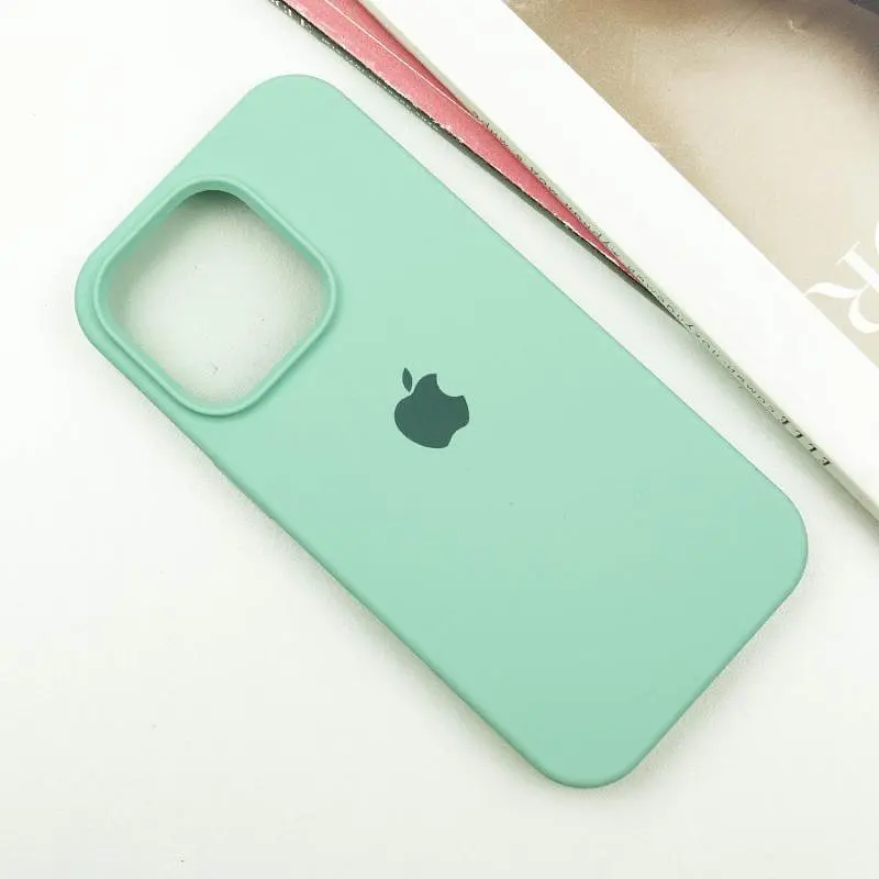 Чехол Epik Silicone Case Full Protective (AA) для Apple iPhone 15 Pro (6.1) Бирюзовый / Turquoise - фото 2