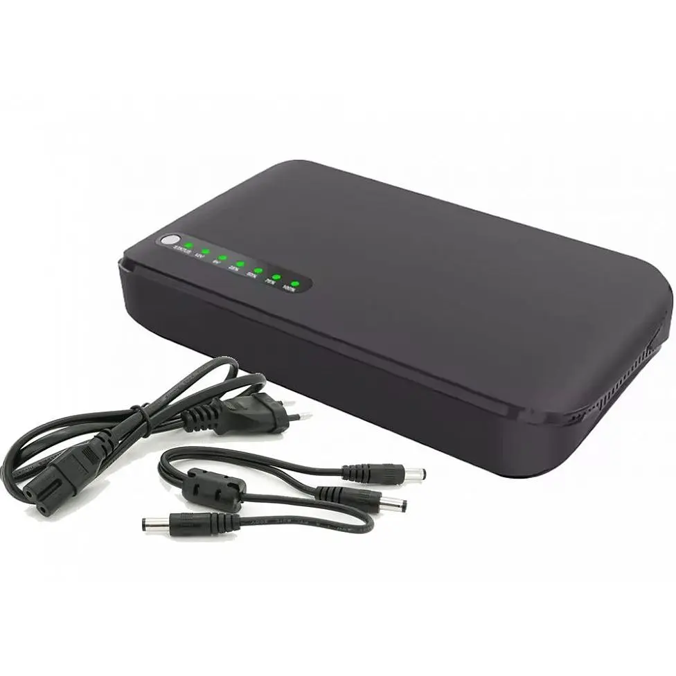 ИБП UPS SKE POE-830P-LFP Black 20000mAh 18W 1USB 1Type-C 1*9-12V POE 24V LiFepo4 для роутера - фото 5