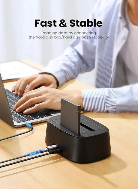 Переходник UGREEN US382 USB C на USB B Printer Adapter для принтера, жесткого диска, док станции, факса Grey - фото 6