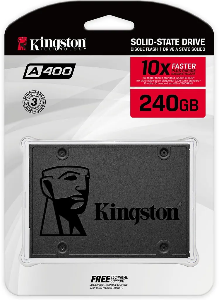 Накопичувач SSD 240GB Kingston A400 2.5" SATAIII TLC (SA400S37/240G) - фото 5