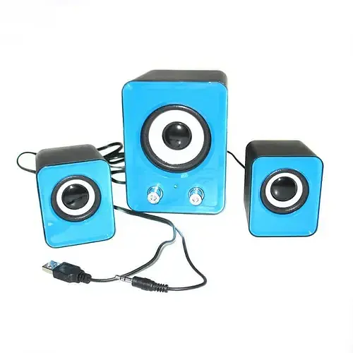 Комп'ютерні колонки RIAS FT-202 2.1 9W Blue (3_00454) - фото 3