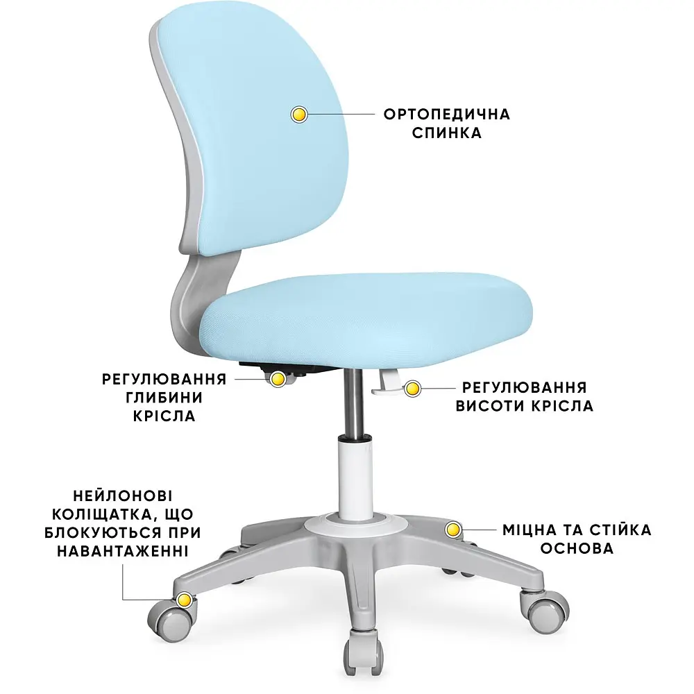 Детское кресло Evo-kids Limpi Blue (Y-212 KBL) - фото 2