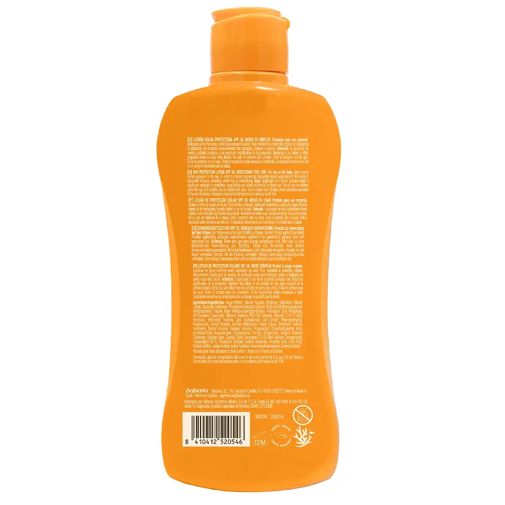 Лосьйон для тіла Babaria Aloe Bronze Protective Milk для засмаги з бронзуючим ефектом SPF 30, 200 мл - фото 2