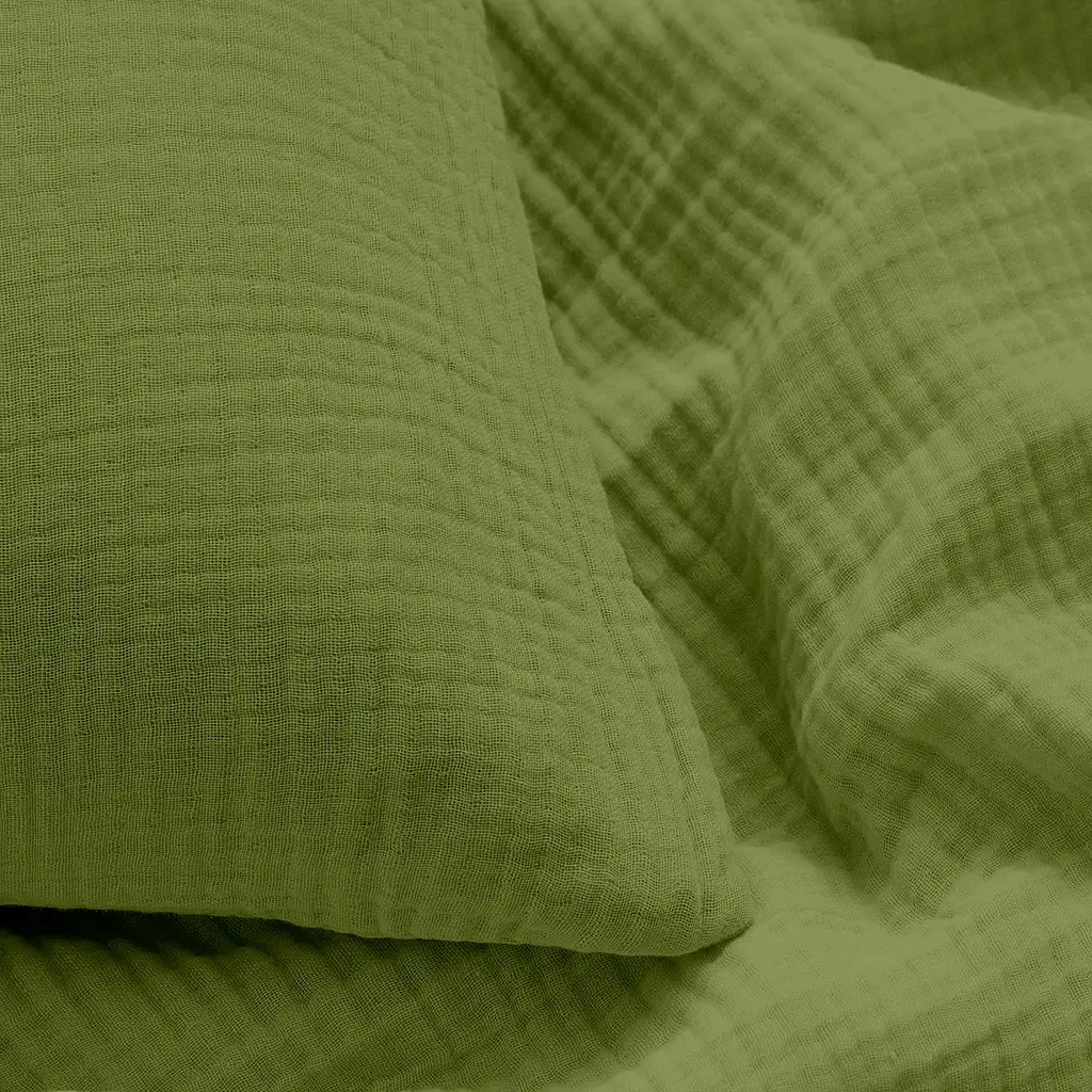 Наволочка Cosas Avocado муслінова 40х60 см оливкова (020Muslin_Avocado_40x60) - фото 2
