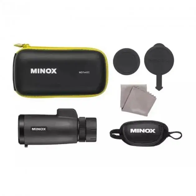 Монокуляр MINOX MD 7x42 C Black з компасом і далекомірною сіткою - фото 5