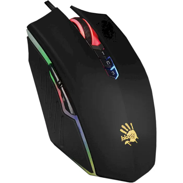 Миша Bloody A4Tech A70A USB Matte Black (A70A (Matte Black)) - фото 2