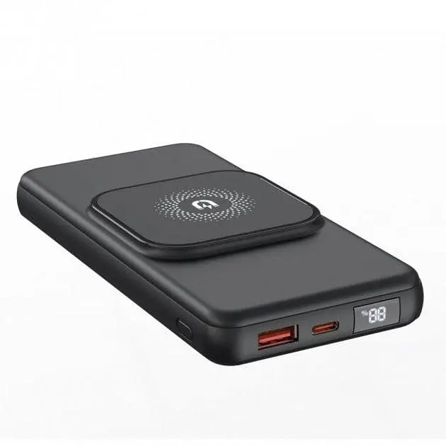 Аккумулятор портативный магнитный XO PR161 Magnetic Wireless 15W 10000 mAh - фото 3