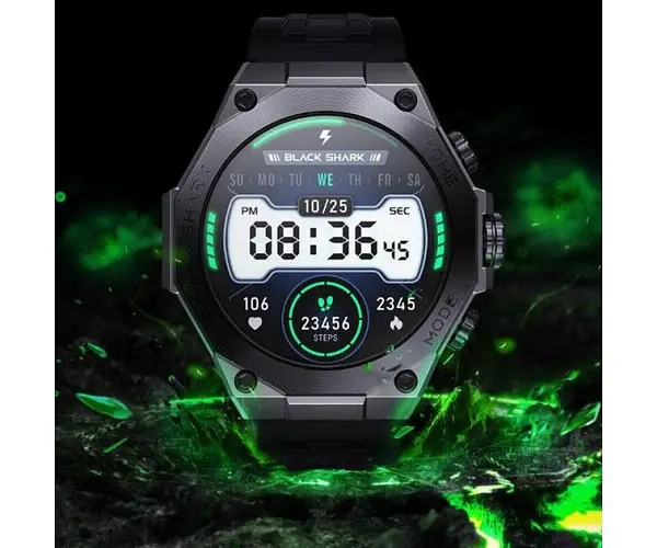 Часы умные Black Shark S1 Pro черные - фото 5