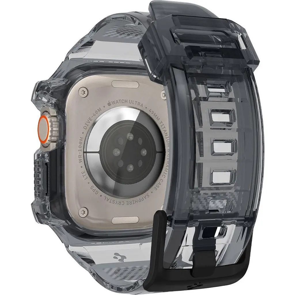 Чохол-ремінець Spigen Rugged Armor Pro для Apple Watch Ultra/Ultra 2 49mm Space Crystal (ACS06028) [149630] - фото 11