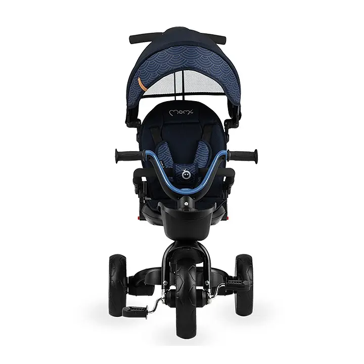Дитячий триколісний велосипед MoMi Invidia 5 в 1 з батьківською ручкою blue navy (4069) - фото 7
