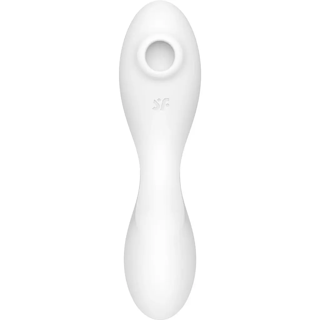 Вакуумний смарт-стимулятор із вібрацією Satisfyer Curvy Trinity 5 (White) - фото 2