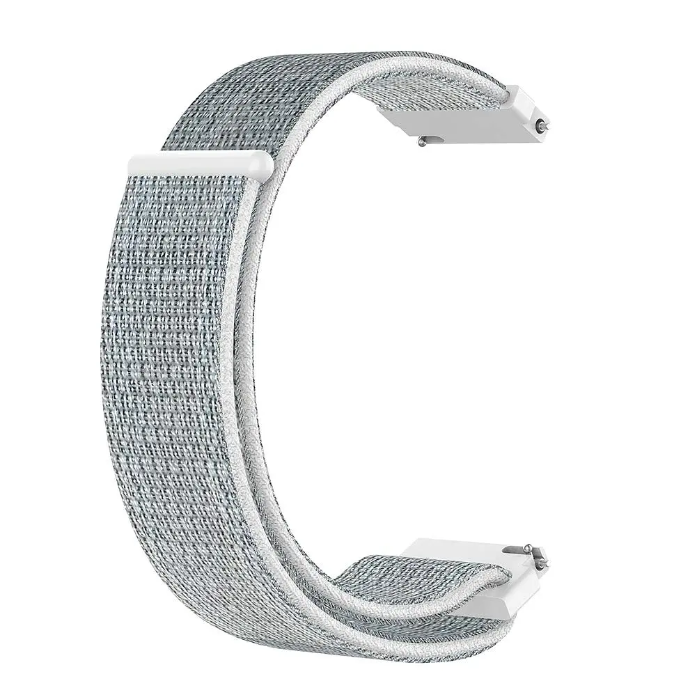 Ремінець BeWatch нейлоновий липучка 20 мм для Xiaomi Amazfit Bip Білий (1011311) - фото 4