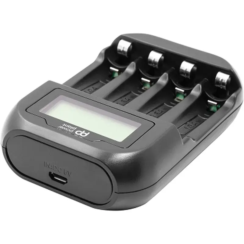 Зарядний пристрій для акумуляторів PowerPlant PP-UN4 (AA, AAA / input microUSB DC 5V/2A) (PP-UN4) - фото 4
