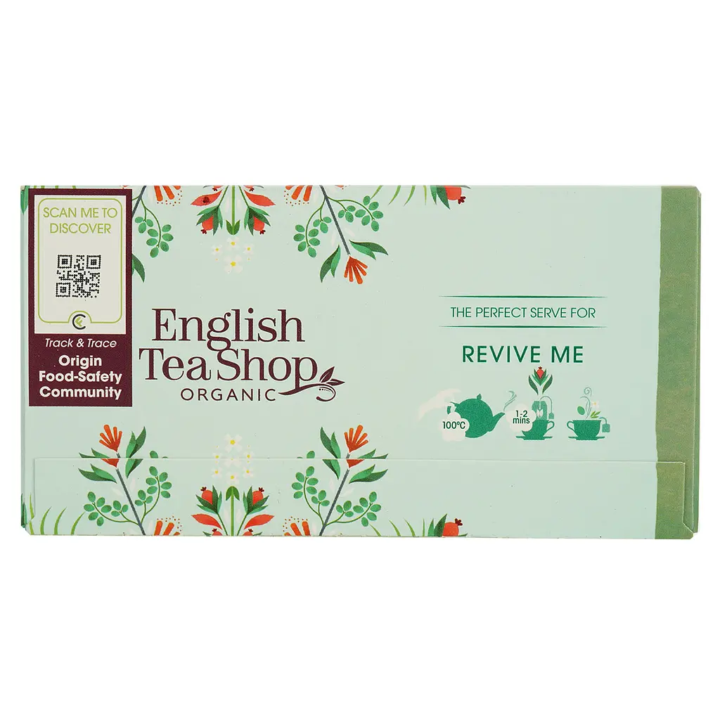 Суміш органічна English Tea Shop Revive Me WellnessBlend 30 г (20 шт. х 1.5 г) (818906) - фото 5