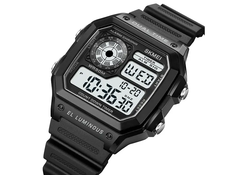 Годинник наручний 1998BK Black. Skmei acs0030421 - фото 3