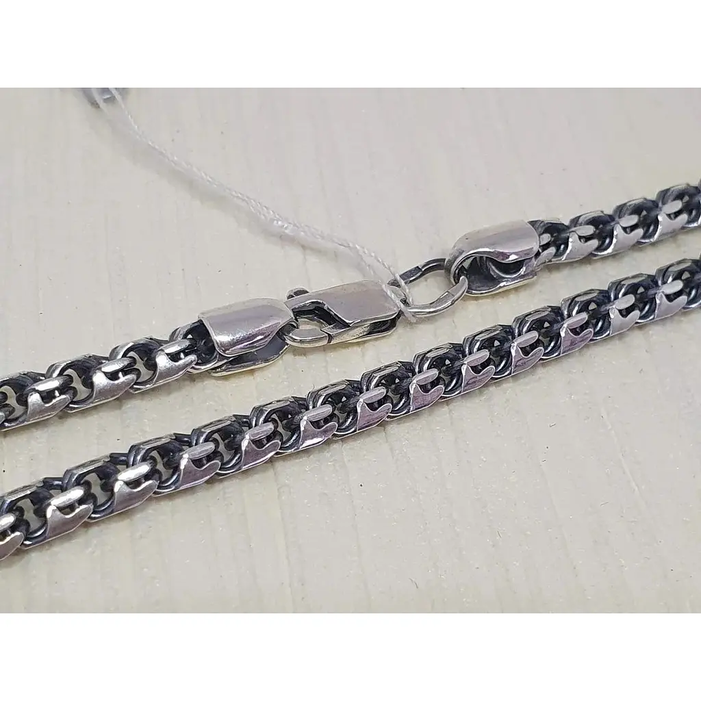 Срібний ланцюг Стерлінг 9 (Бісмарк). 40273 55 - фото 2