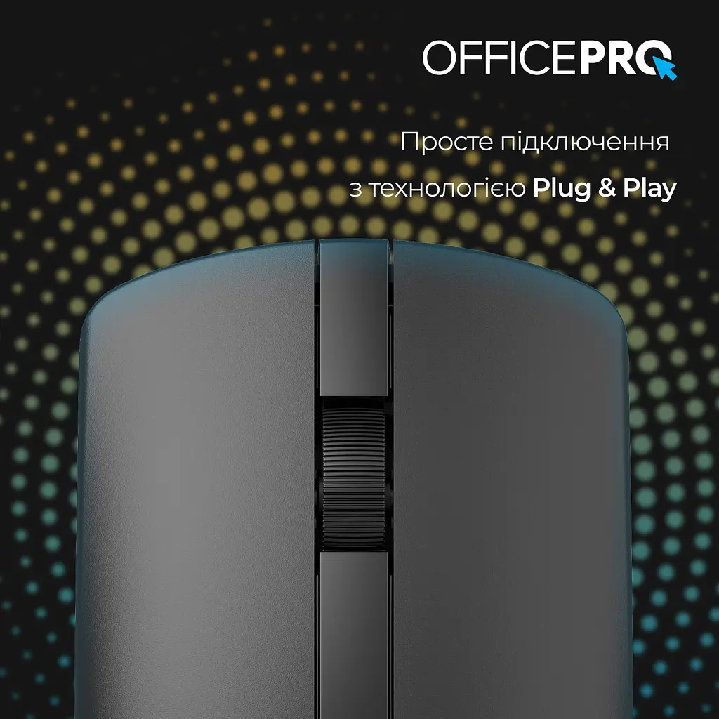 Миша OfficePro M175B Silent Click Wireless Black [144294] - фото 9