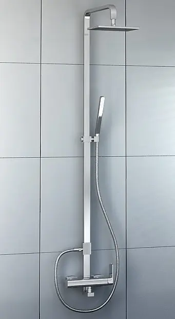 Душова система Kohlman Foxal chrome QW276F, Хром - фото 2