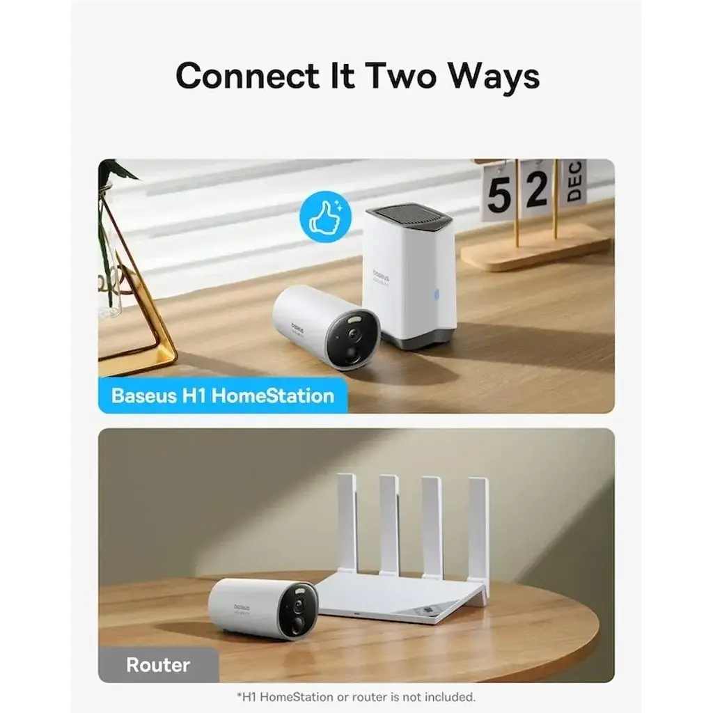 IP-камера видеонаблюдения Baseus Security B1 Outdoor Camera 2K внешняя (S0SV002130) - фото 5