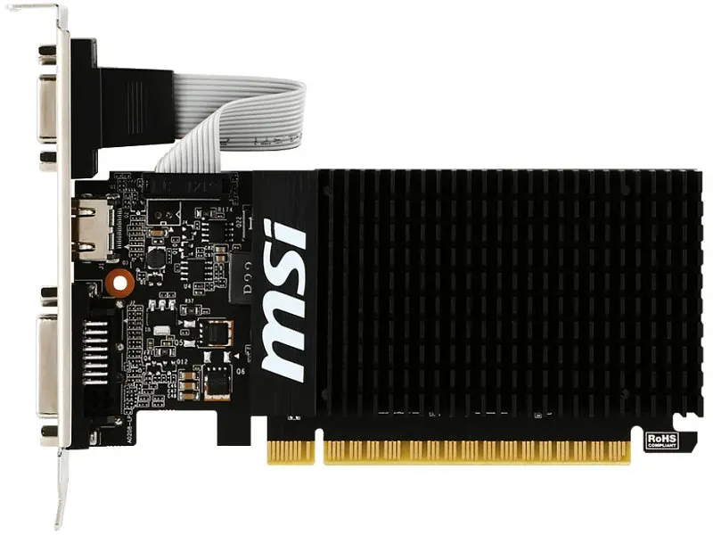 Видеокарта MSI GT 710 2GD3H LP - фото 2